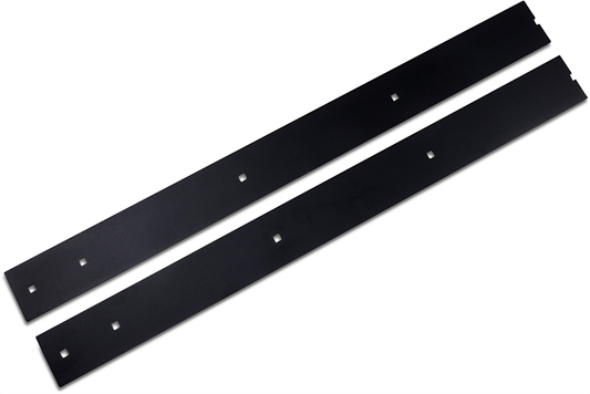 Moose Utility Black ATV UTV 66" Heavy Duty Steel Snow Plow 2 Piece Wear Bar
