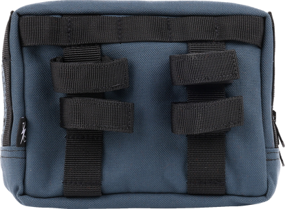 Thrashin Supply Blue Motorcycle Handlebar Storage Bag Harley Davidson THB-0023