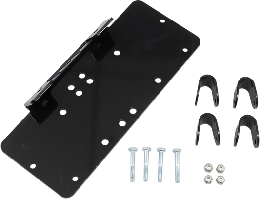 Moose Utility Black ATV Front Winch Mount for 01-04 Honda Foreman Rubicon 500