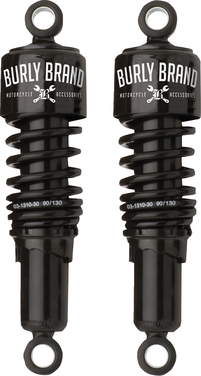 Burly Brand Slammer 10.5" Standard Rear Shocks for 1991-2017 Harley Dyna FXD