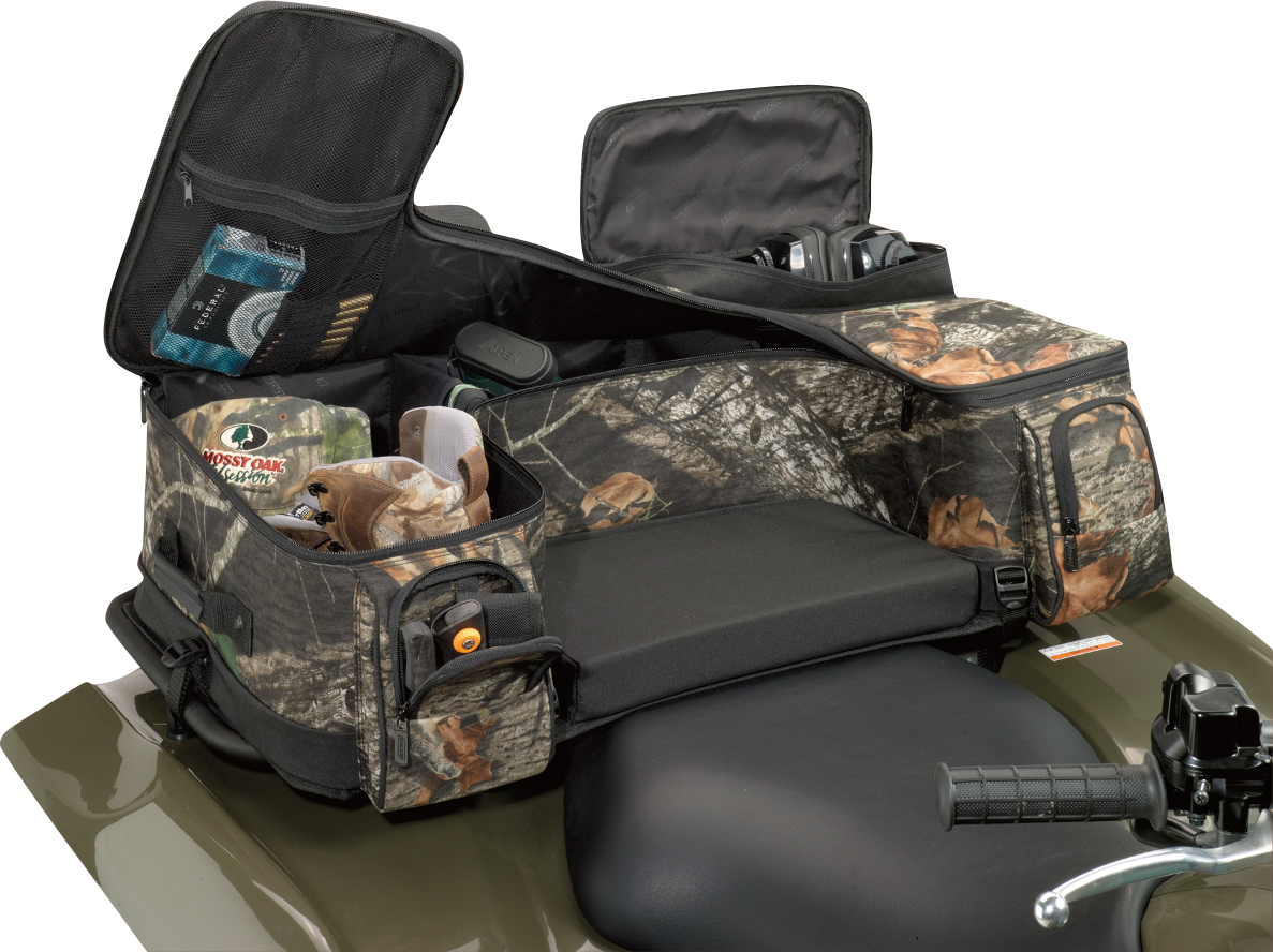 Moose Mossy Oak 36" x 19" x 8" Rear Zipper Ozark ATV Storage Rack Bag/Foam Seat