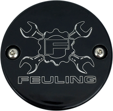 Feuling Black Wrench Points Cover for 2017-24 Harley Davidson Softail Touring M8