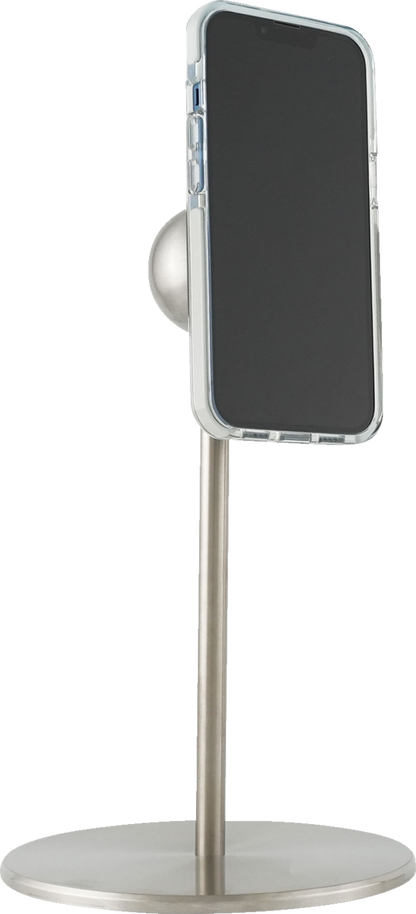 Klock Werks iOstand 9.75" Silver Universal Magnetic Tablet Phone Mount Stand