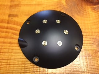 JT's Black Cover Once Fired .357 Polished Bullets fits Harley Sportster Xl
