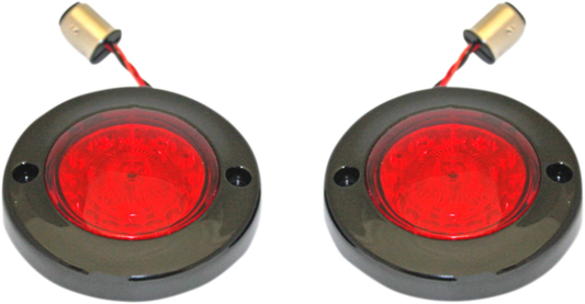 Custom Dynamics ProBeam Flat Bezel Rear Turn Signals 1986-2022 Harley Touring