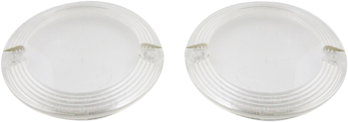 Custom Dynamics Probeam Pair Clear Turn Signal Flat Lens for Harley Davivdson