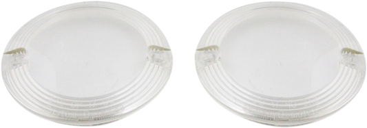 Custom Dynamics Probeam Pair Clear Turn Signal Flat Lens for Harley Davivdson