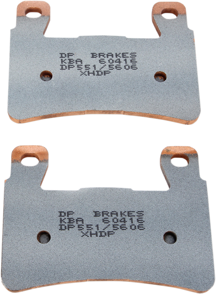 DP Sintered Metal Copper Alloy Front Brake Pad Set for 2015-2025 Harley Softail