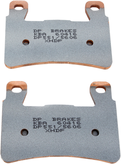 DP Sintered Metal Copper Alloy Front Brake Pad Set for 2015-2025 Harley Softail
