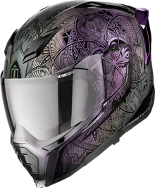 Icon Ultraflite Opal Mandala Purple MIPS Full Face Adult Motorcycle Helmet