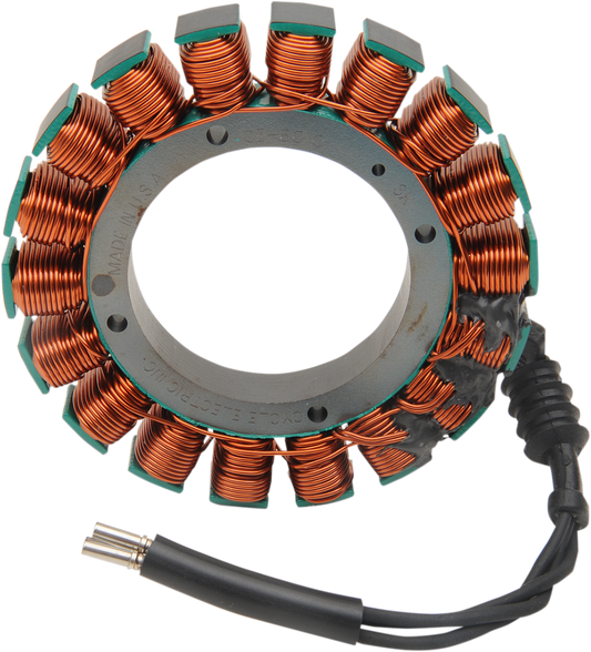 Cycle Electric 12V Stator 32 Amps for 2001-2006 Harley Softail Fat Boy Low Rider