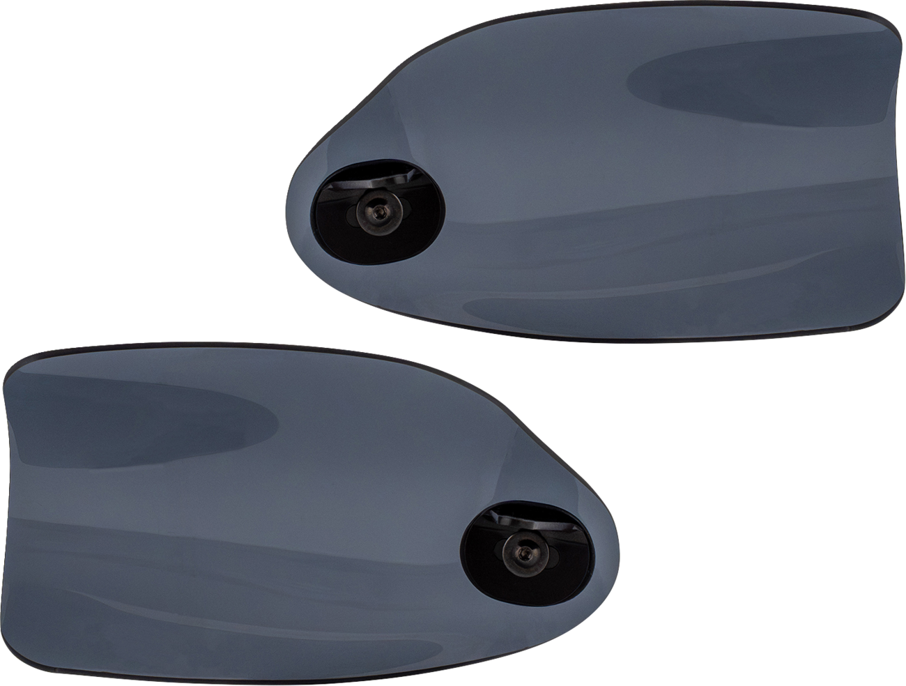 Klock Werks Flare Dark Smoke Hand Guards fits 1982-2025 Harley Cable Clutch