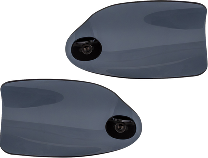 Klock Werks Flare Dark Smoke Hand Guards fits 1982-2025 Harley Cable Clutch