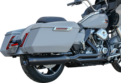 S&S GNX 2-1 Black Race Exhaust System fits 2017-2025 Harley Touring 550-1167
