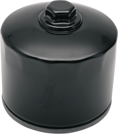 Drag Specialties Black Oil Filter With Nut 80-85 Harley Touring Sportster FXS
