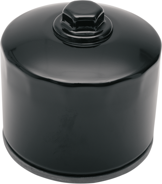 Drag Specialties Black Oil Filter With Nut 80-85 Harley Touring Sportster FXS
