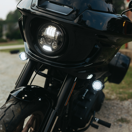 Custom Dynamics ProBEAM 5.75" LED Headlight Kit 2022-24 Harley Softail Low Rider