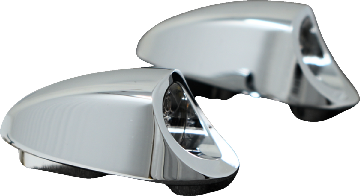 Kodlin Neowise X Chrome Mini Fender Strut Turn Signals for 18-26 Harley Softail