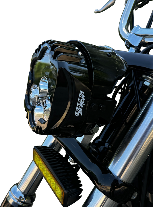 Custom Dynamics Shark Demon Pedestal Mount Performance LED Headlight Kit
