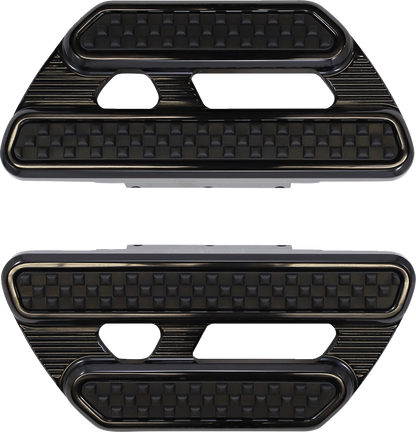 Arlen Ness Method Black Passenger Floorboards 1980-2026 Harley Touring Models