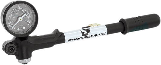 Progressive Suspension Mini 0-300 psi Gauge-Mounted Air Shock Pump for Harley