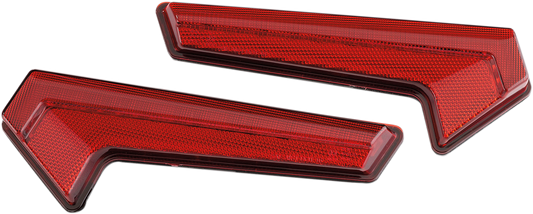 Moose Utility Rear Red LED Side by Side Taillights 2017-2020 Polaris RZR Turbo