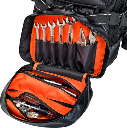 Biltwell Black Exfil-48 Molle Motorcycle Sissy Bar Backpack Bag for Harley