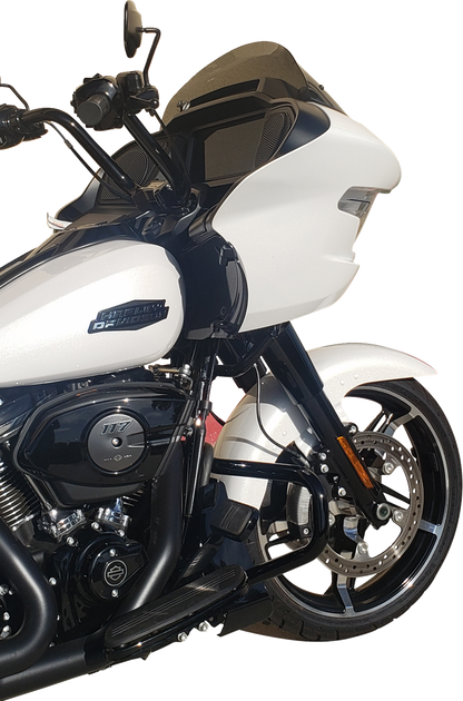 Wind Vest 9.5" Dark Smoke Fairing Windshield fits 2023-2025 Harley Road Glide