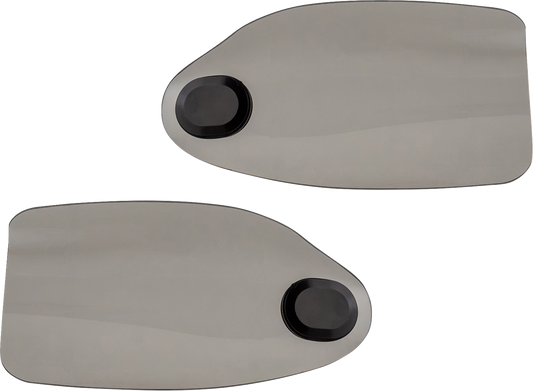 Klock Werks Flare Tinted Hand Guards fits 2002-2025 Harley Hydraulic Clutch