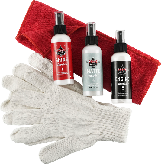 Klock Werks Klean Werks Complete Spray Motorcycle Cleaning Kit Harley Davidson