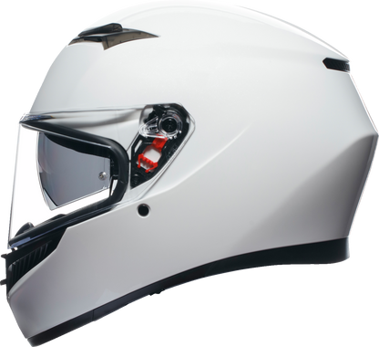 AGV K3 Seta White Unisex Adult Motorcycle Street Riding Full Face Helmet