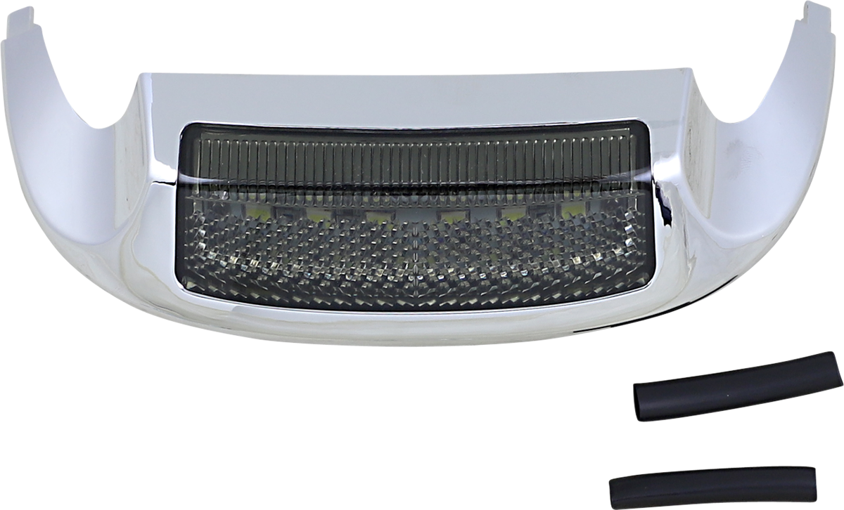 Custom Dynamics White Smoked LED Front Fender Tip Light 2014-2024 Harley Touring