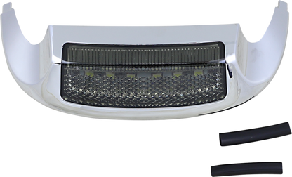 Custom Dynamics White Smoked LED Front Fender Tip Light 2014-2024 Harley Touring