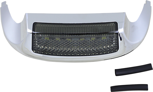 Custom Dynamics White Smoked LED Front Fender Tip Light 2014-2024 Harley Touring