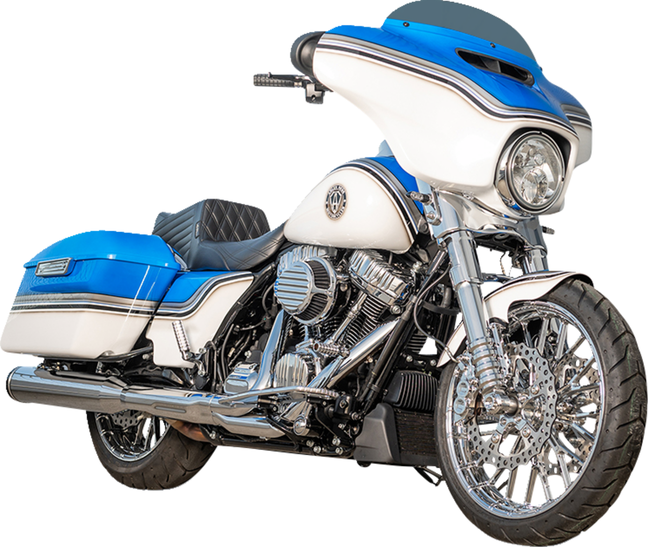 Arlen Ness Chrome Method No Flex Inverted Fork Legs for 2014-2025 Harley Touring