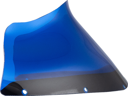 Klock Werks Kolor Flare 9" Blue Windshield fits Harley Dyna FXRP Style Fairing