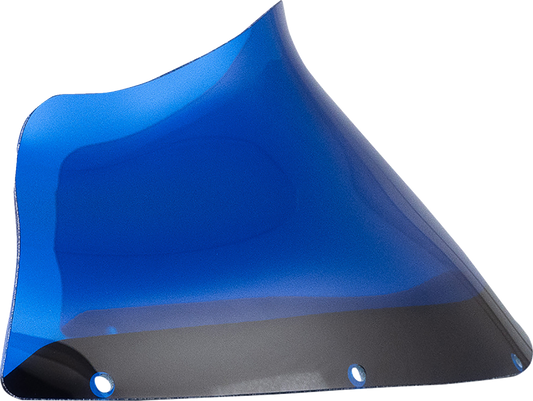 Klock Werks Kolor Flare 9" Blue Windshield fits Harley Dyna FXRP Style Fairing