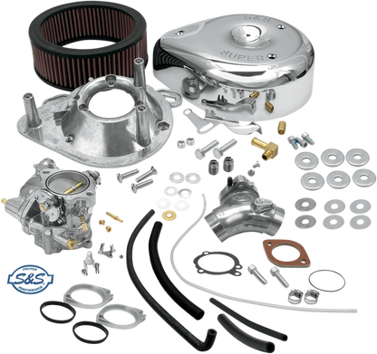 S&S Super G Carburetor Manifold Kit 1984-1992 Harley Dyna Softail Touring FLSTF