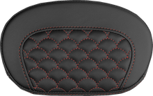 Saddlemen Mini Contour Red Dragon Stitch Sissy Bar Backrest Pad for Harley