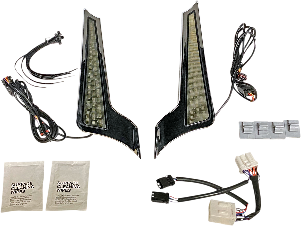 Custom Dynamics Rear Turn Signal LED Panel Lights 2006-2009 Harley Street Glide