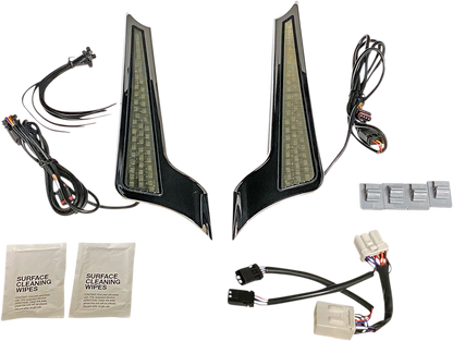 Custom Dynamics Rear Turn Signal LED Panel Lights 2006-2009 Harley Street Glide