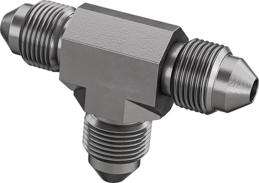 Goodridge Steel Universal -3 Tee AN3 Brake Line Banjo Fitting Adapter for Harley