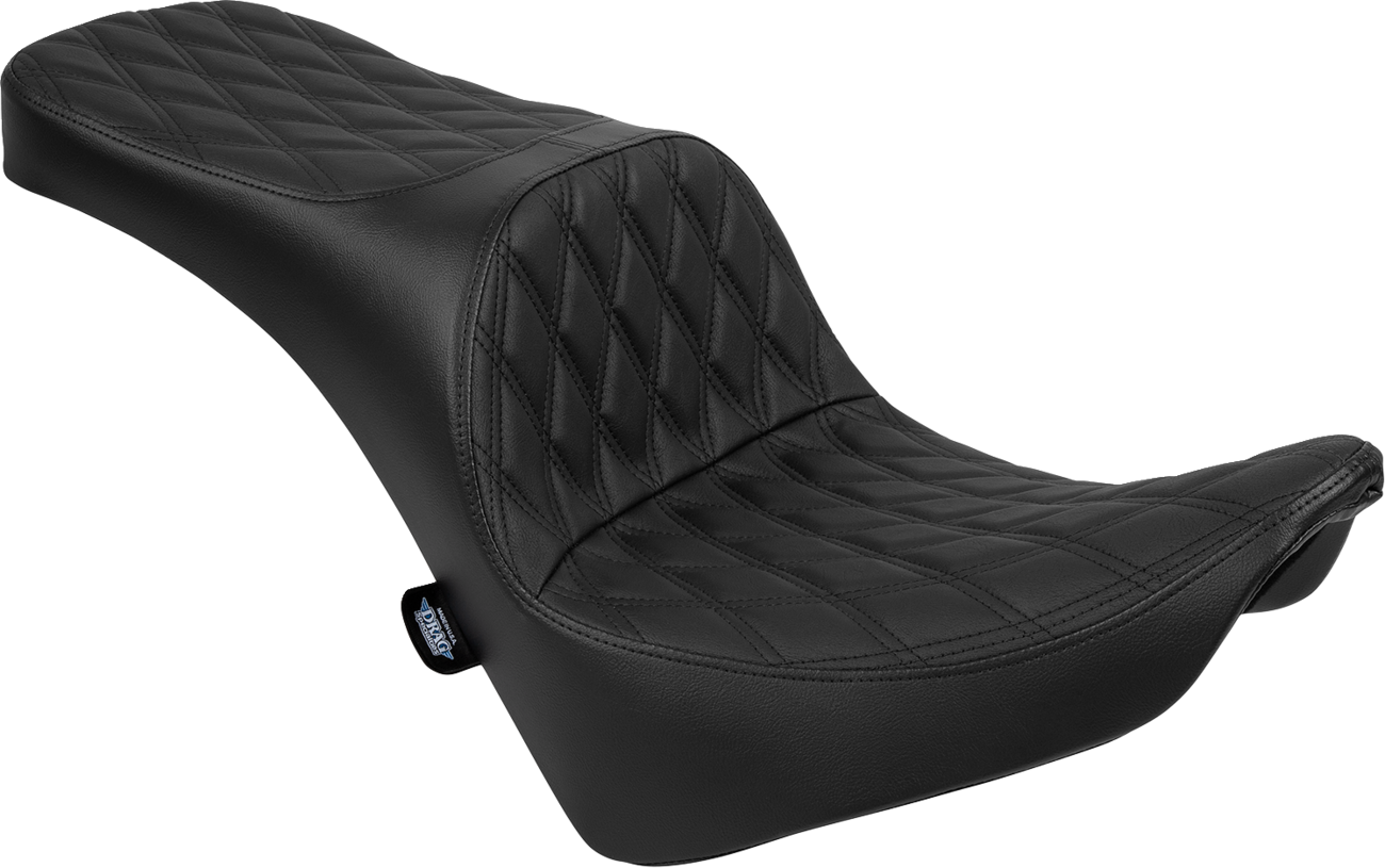 Drag Specialties Freedom Diamond Stitch Seat fits 2018-2025 Harley Softail M8