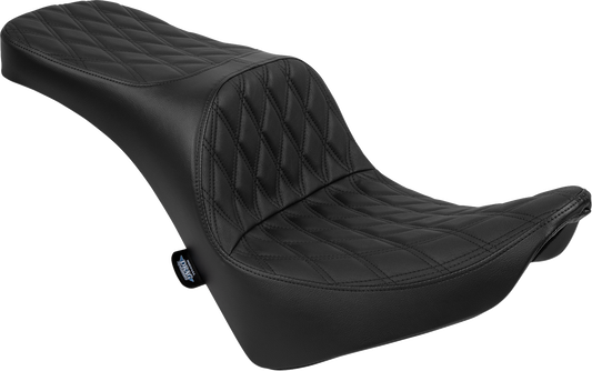 Drag Specialties Freedom Diamond Stitch Seat fits 2018-2025 Harley Softail M8