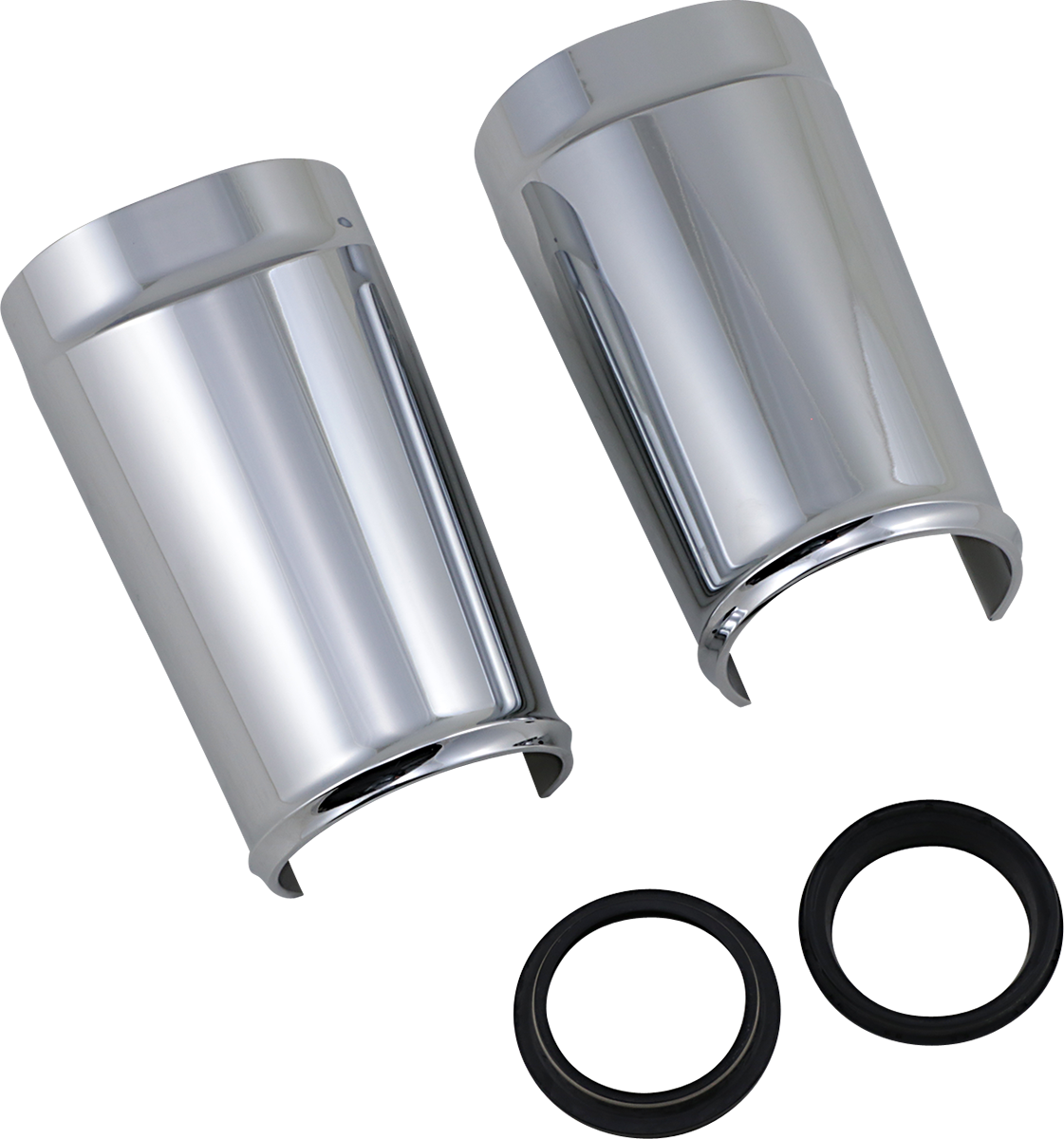 Arlen Ness Chrome Fat Tire Fork Boot Covers 2014-2024 Harley Touring FLHX FLTRU