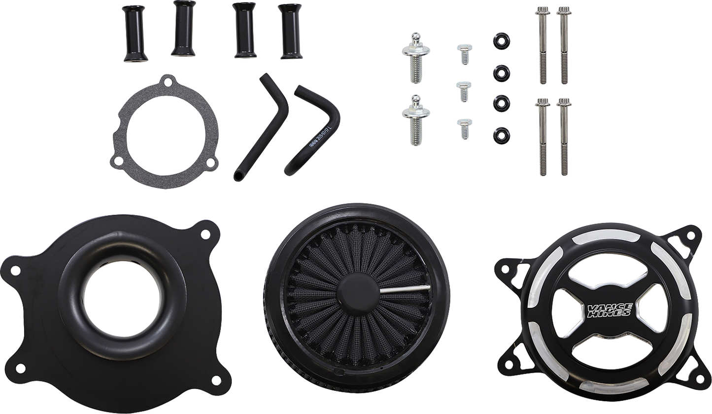Vance & Hines VO2 X-Style Black Air Filter Cleaner for 2017-2024 Harley Touring