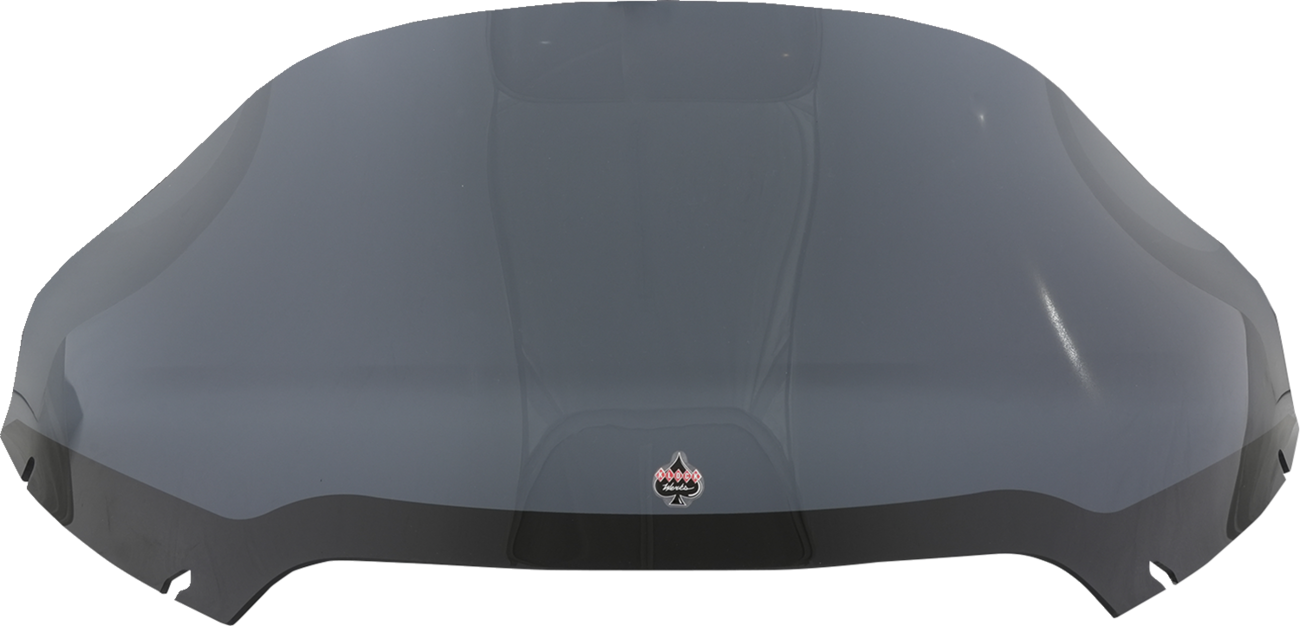 Klock Werks Flare 10" Dark Smoke Windshield for 2015-2023 Harley Road Glide FLTR