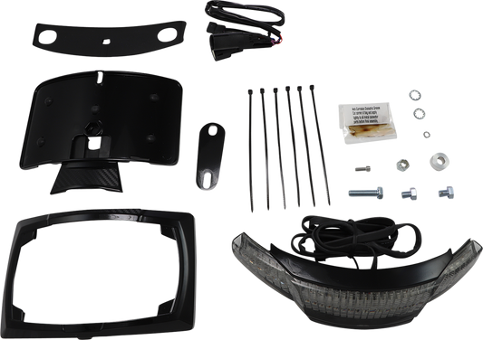 Ciro Latitude Taillight License Plate Mount 2010-2013 Harley Touring FLHX FLTRX