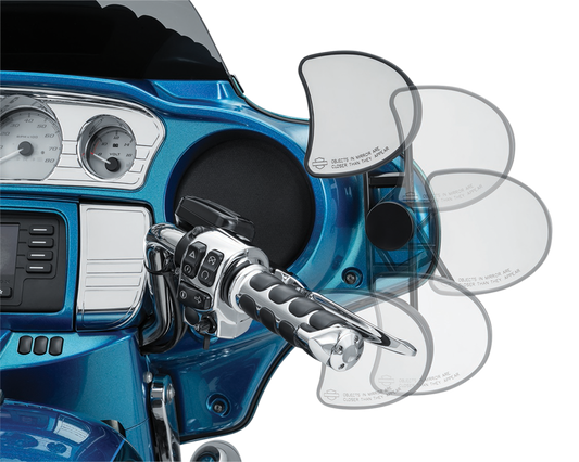 Kuryakyn 6576 Adjustable Fairing Drop Mirror Mounts 2006-2013 Harley Touring