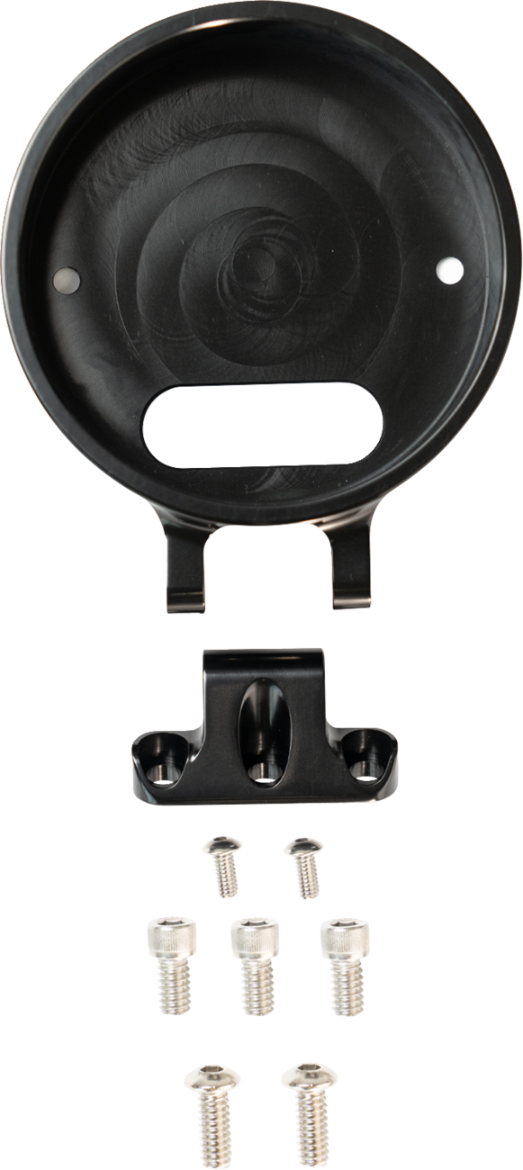 Kodlin Ascent Pro Riser Black Round Gauge Bezel Kit for 2022-2026 Harley Softail